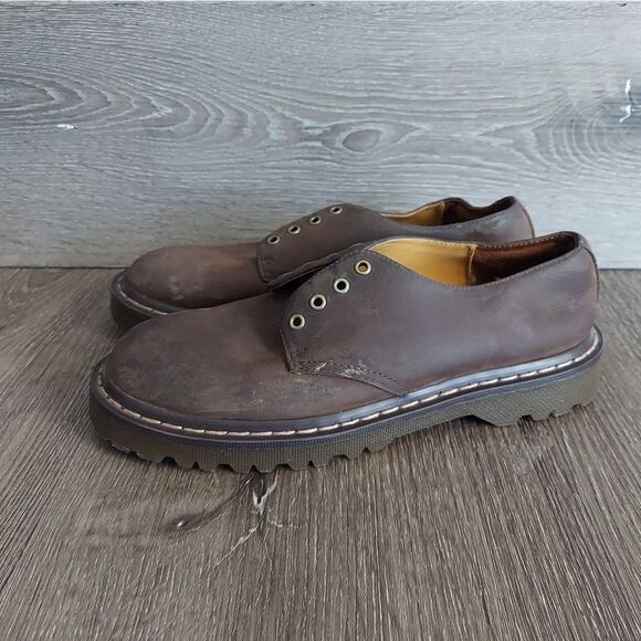 Arizona Jean Co Vintage Brown Leather Oxfords Size 7 - Picture 4 of 10